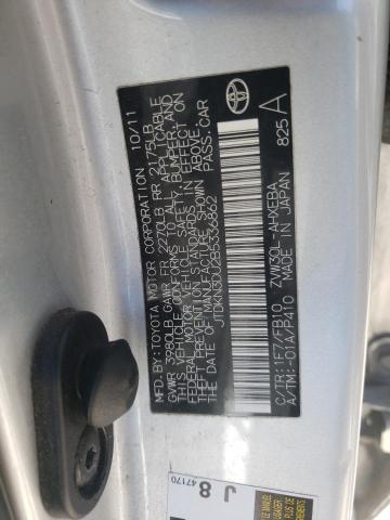 Photo 10 from auction – 2011 TOYOTA PRIUS with VIN JTDKN3DU2B5336862