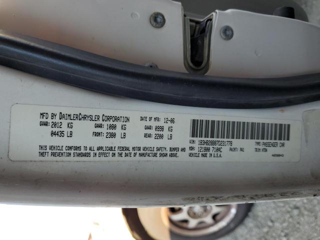 Photo 10 from auction – 2007 DODGE CALIBER with VIN 1B3HB28B87D231778