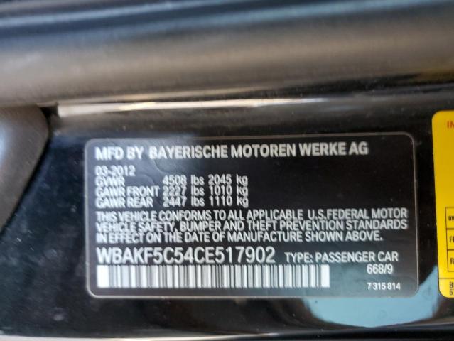 Photo 10 from auction – 2012 BMW 328 XI SUL with VIN WBAKF5C54CE517902