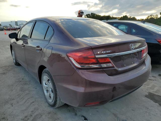 Photo 3 from auction – 2014 HONDA CIVIC LX with VIN 19XFB2F55EE043086