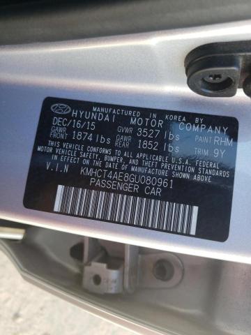 Photo 10 from auction – 2016 HYUNDAI ACCENT SE with VIN KMHCT4AE8GU080961