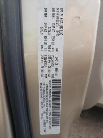 Foto 10 de la subasta – 2015 DODGE GRAND CARA con VIN 2C4RDGCG2FR745618