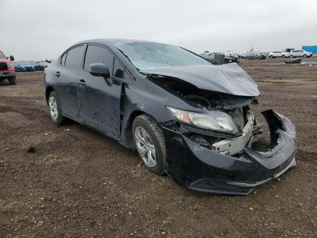 HONDA CIVIC LX 2013 with VIN 19XFB2F54DE009543 - Photo from auction