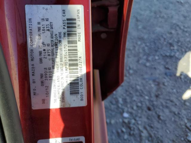 Photo 10 from auction – 2013 MAZDA 3 I with VIN JM1BL1MP9D1734570