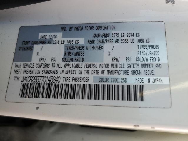 Photo 10 from auction – 2007 MAZDA 5 with VIN JM1CR293770146840