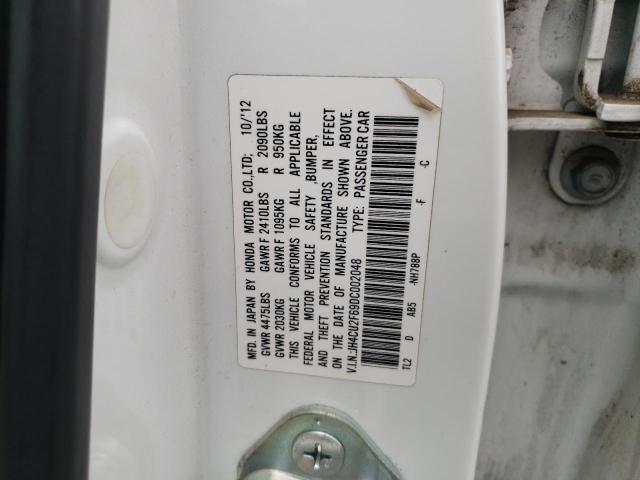 Photo 10 from auction – 2013 ACURA TSX TECH with VIN JH4CU2F69DC002048