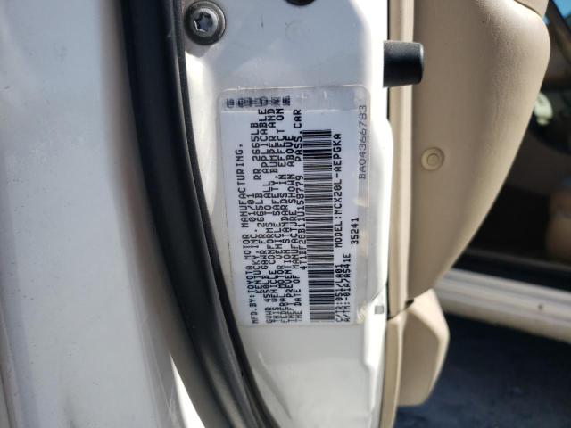 Photo 10 from auction – 2001 TOYOTA AVALON XL with VIN 4T1BF28B11U158779