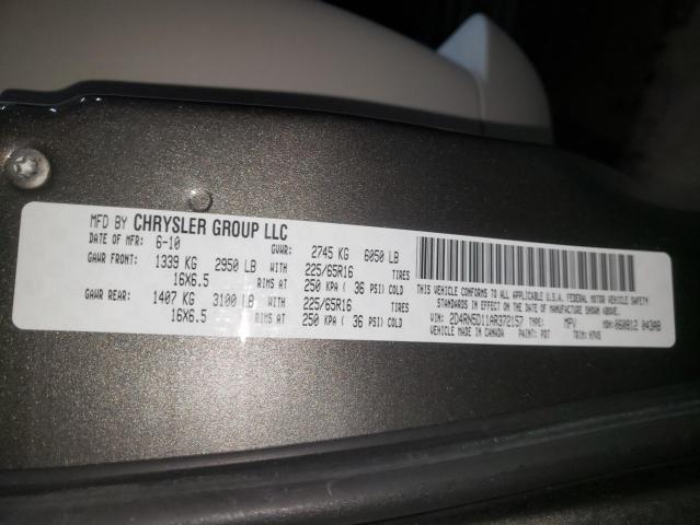 Photo 10 from auction – 2010 DODGE GRAND CARA with VIN 2D4RN5D11AR372157