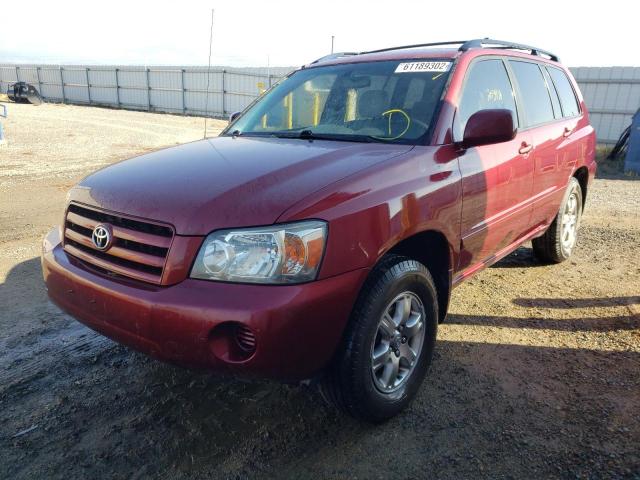 Photo 2 from auction – 2007 TOYOTA HIGHLANDER with VIN JTEEP21A170199196