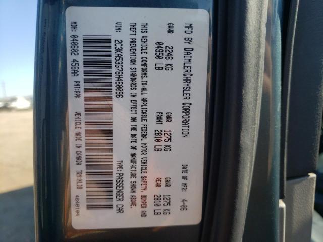 Photo 10 from auction – 2006 CHRYSLER 300 with VIN 2C3KA53G76H460096