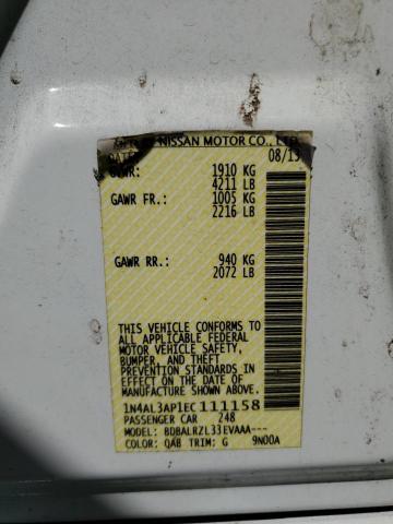 Photo 10 from auction – 2014 NISSAN ALTIMA 2.5 with VIN 1N4AL3AP1EC111158