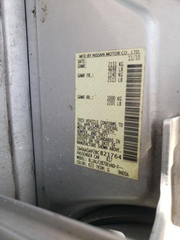 Photo 10 from auction – 2011 NISSAN MAXIMA S with VIN 1N4AA5AP2BC821764