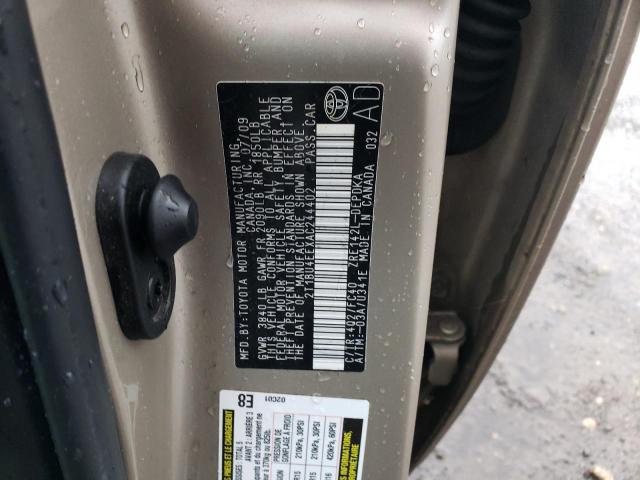 Photo 10 from auction – 2010 TOYOTA COROLLA BA with VIN 2T1BU4EEXAC244402