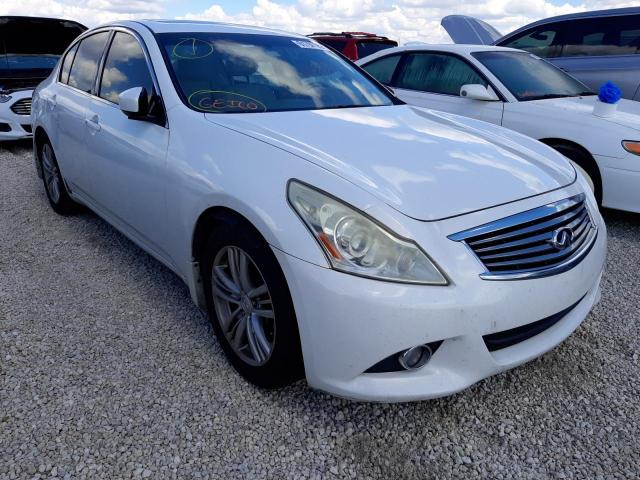 INFINITI G37 BASE 2012 with VIN JN1CV6AP7CM933150 - Photo from auction