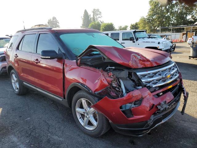 FORD EXPLORER X 2018 with VIN 1FM5K7D85JGA31919 - Photo from auction