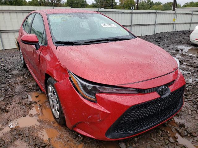 TOYOTA COROLLA LE 2021 with VIN 5YFEPMAE9MP216654 - Photo from auction