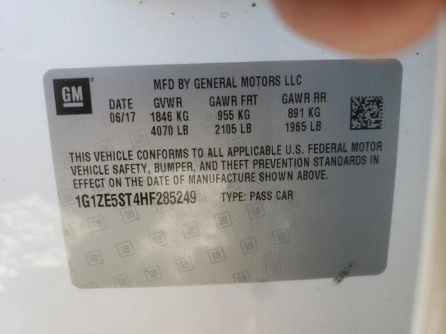 Photo 10 from auction – 2017 CHEVROLET MALIBU LT with VIN 1G1ZE5ST4HF285249