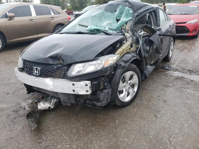 Photo 2 from auction – 2014 HONDA CIVIC LX with VIN 2HGFB2F57EH554515