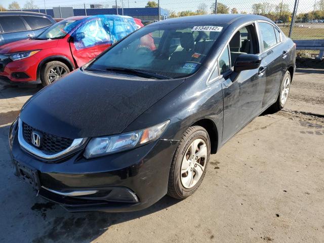 Photo 2 from auction – 2014 HONDA CIVIC LX with VIN 19XFB2F55EE252425