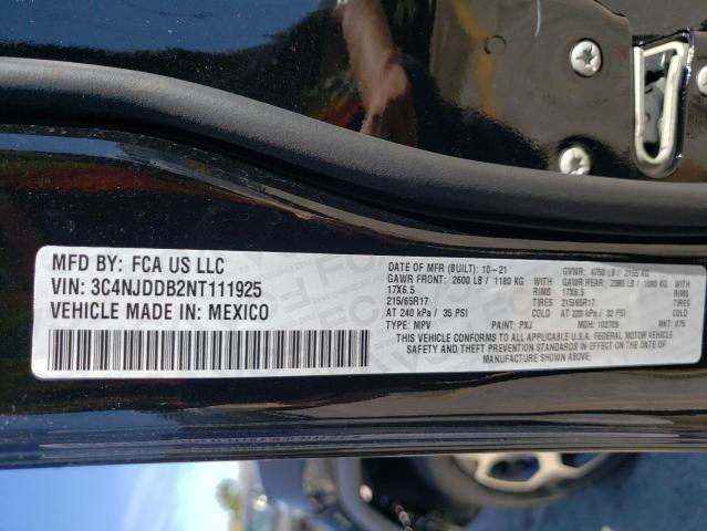 Photo 10 from auction – 2022 JEEP COMPASS TR with VIN 3C4NJDDB2NT111925