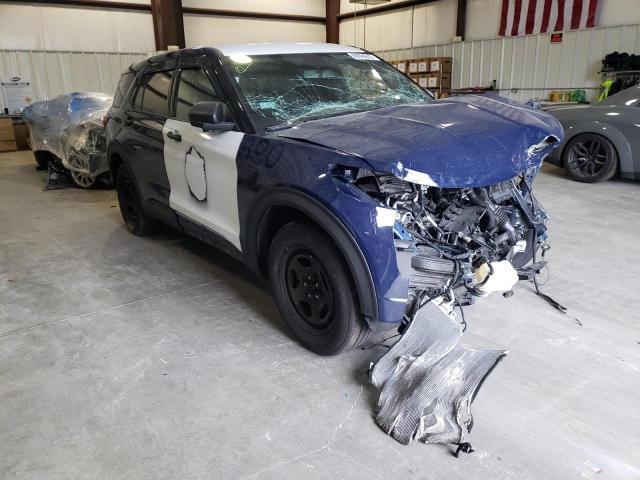 FORD EXPLORER P 2022 with VIN 1FM5K8AB3NGA10837 - Photo from auction