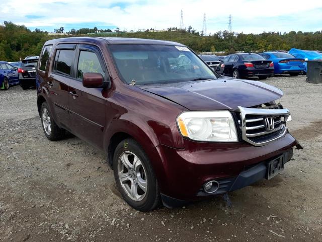HONDA PILOT EXL 2012 with VIN 5FNYF4H55CB041707 - Photo from auction