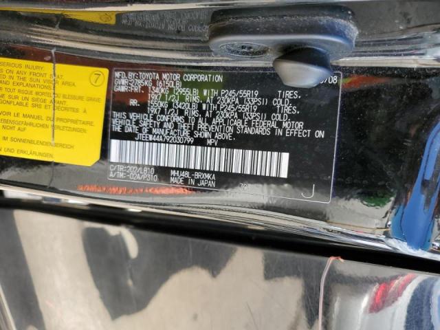 Photo 10 from auction – 2009 TOYOTA HIGHLANDER with VIN JTEEW44A792030799