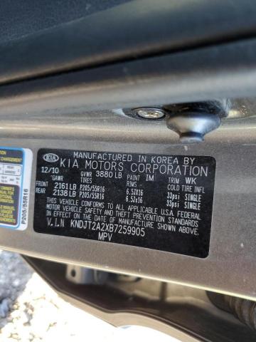 Photo 10 from auction – 2011 KIA SOUL with VIN KNDJT2A2XB7259905