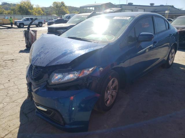 Photo 2 from auction – 2014 HONDA CIVIC LX with VIN 2HGFB2F57EH558662