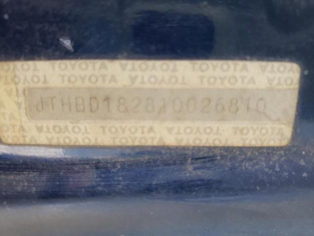 Photo 10 from auction – 2001 LEXUS IS 300 with VIN JTHBD182810026810