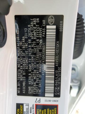 Photo 10 from auction – 2013 TOYOTA CAMRY L with VIN 4T4BF1FK1DR299651