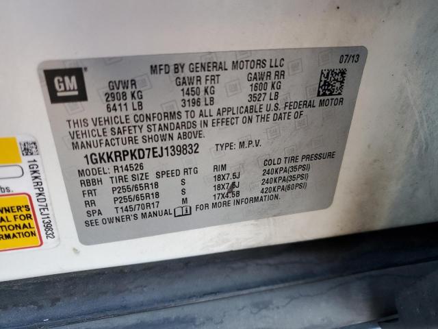 Photo 10 from auction – 2014 GMC ACADIA SLE with VIN 1GKKRPKD7EJ139832