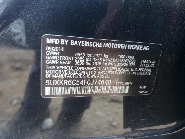 Photo 10 from auction – 2015 BMW X5 XDRIVE5 with VIN 5UXKR6C54F0J74640