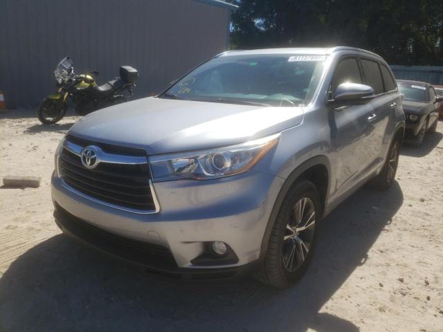 Photo 2 from auction – 2016 TOYOTA HIGHLANDER with VIN 5TDKKRFH8GS503299