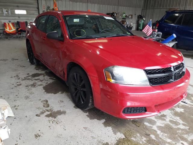 DODGE AVENGER SE 2013 with VIN 1C3CDZAG2DN748201 - Photo from auction