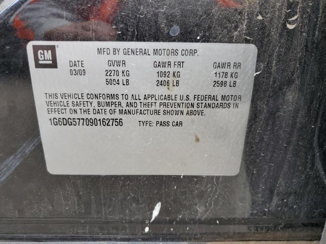 Photo 10 from auction – 2009 CADILLAC CTS with VIN 1G6DG577090162756