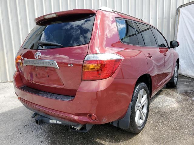 Photo 4 from auction – 2008 TOYOTA HIGHLANDER with VIN JTEDS43A282024206