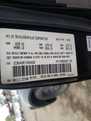 Photo 10 from auction – 2007 CHRYSLER 300 with VIN 2C3KA43R17H634032
