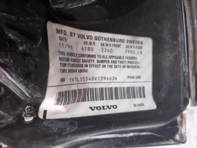 Photo 10 from auction – 1997 VOLVO 850 with VIN YV1LS5548V1394634