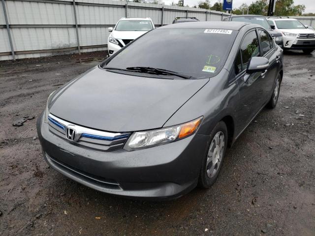 Photo 2 from auction – 2012 HONDA CIVIC HYBR with VIN JHMFB4F23CS002658