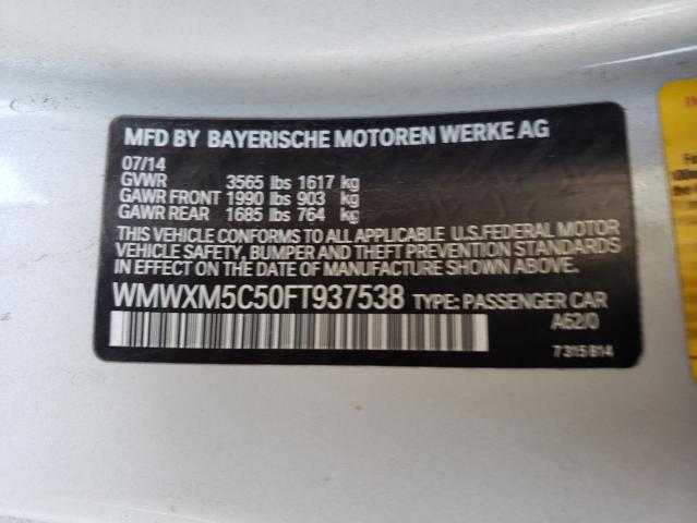 Photo 10 from auction – 2015 MINI COOPER with VIN WMWXM5C50FT937538