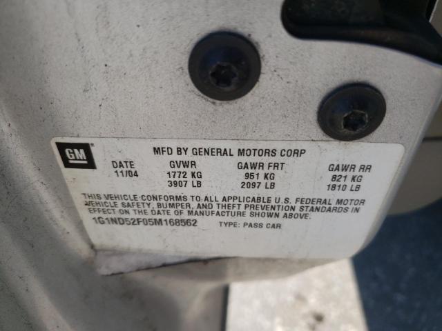 Photo 10 from auction – 2005 CHEVROLET CLASSIC with VIN 1G1ND52F05M168562