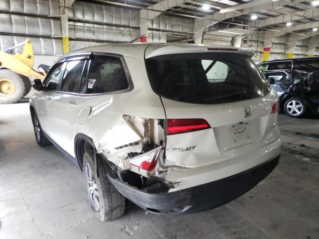 Photo 3 from auction – 2016 HONDA PILOT EXL with VIN 5FNYF6H54GB013320