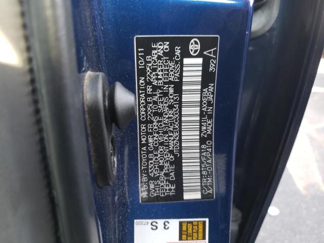 Photo 10 from auction – 2012 TOYOTA PRIUS V with VIN JTDZN3EU6C3034131