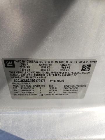 Photo 10 from auction – 2014 CHEVROLET silverado with VIN 3GCUKSEC0EG179475