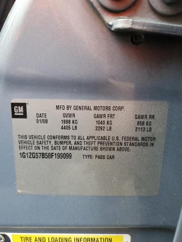 Photo 10 from auction – 2008 CHEVROLET MALIBU LS with VIN 1G1ZG57B58F199099