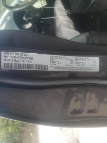 Photo 10 from auction – 2021 DODGE DURANGO SS with VIN 1C4SDHFT9MC639852