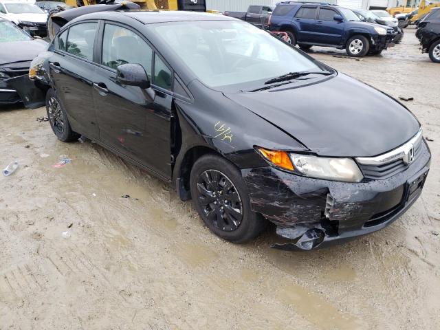 HONDA CIVIC LX 2012 with VIN 2HGFB2F55CH319558 - Photo from auction