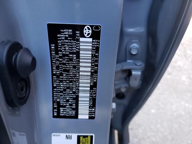 Photo 10 from auction – 2021 TOYOTA COROLLA SE with VIN 5YFS4MCE6MP070271