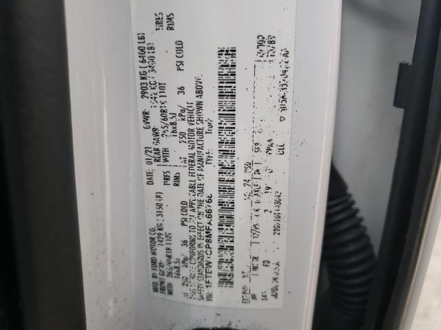 Photo 10 from auction – 2021 FORD F150 SUPER with VIN 1FTEW1CP8MFA66768